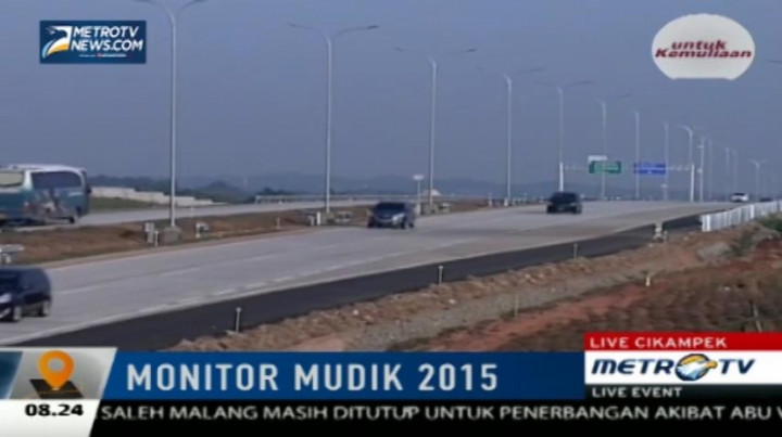 Usai Salat Id, Arus Lalin di Cikampek Lengang