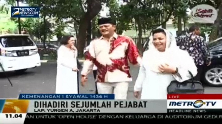 Sejumlah Pejabat Hadiri <i>Open House</i> Megawati