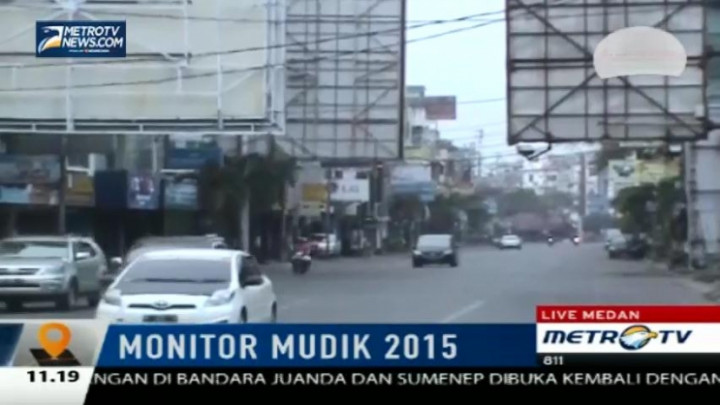 Lebaran, Arus Lalin Kota Medan Lengang