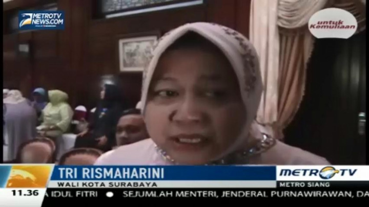 Tri Rismaharini Gelar Open House di Rumah Dinas