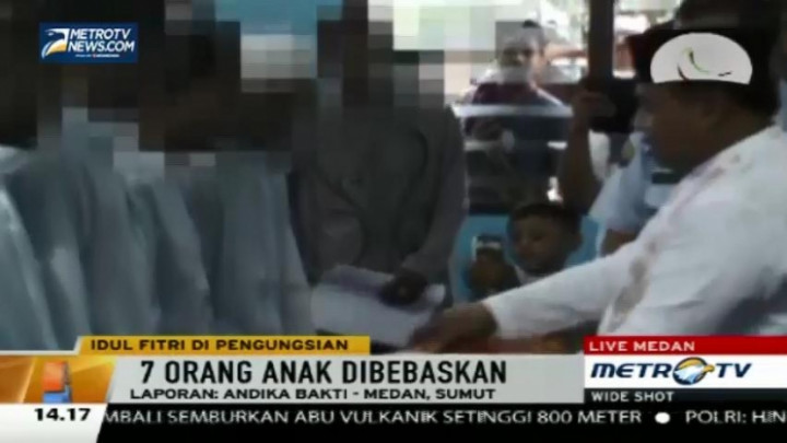 Dapat Remisi, 7 Anak di Lapas Tanjung Gusta Dibebaskan