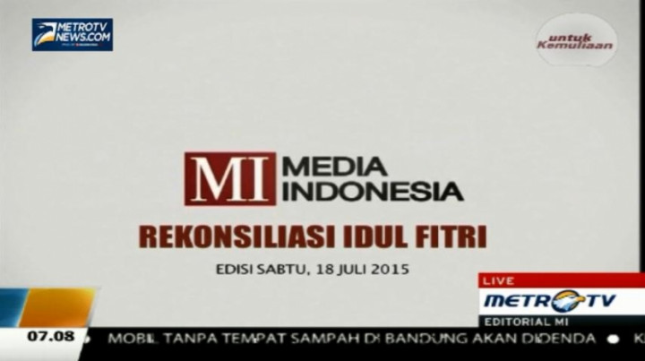 Rekonsiliasi Idul Fitri