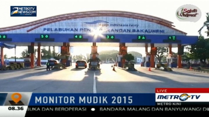 Hari Kedua Lebaran, Jumlah Penumpang di Pelabuhan Bakauheni Menurun