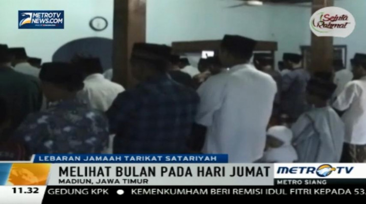 Jamaah Sarekat Sattariyah Salat Id Pagi Ini