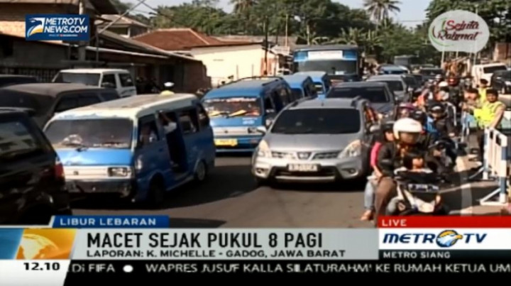 Antisipasi Macet, Polisi Berlakukan Rekayasa Lalin di Gadog