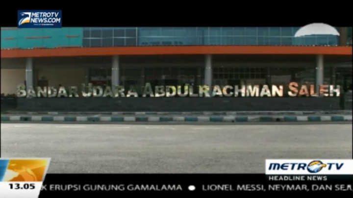 Bandara Abdurrahman Saleh Kembali Dibuka