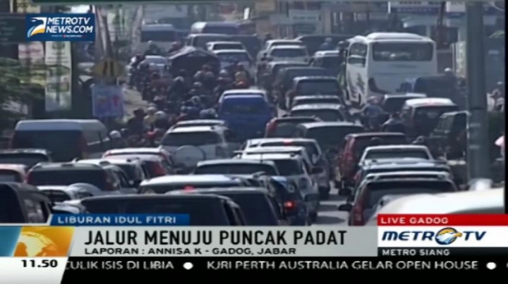 H+2 Lebaran, Puncak Macet Hingga 5 Km