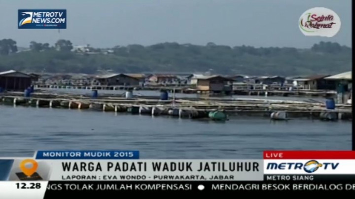 Hari Ketiga Lebaran, Warga Padati Waduk Jatiluhur