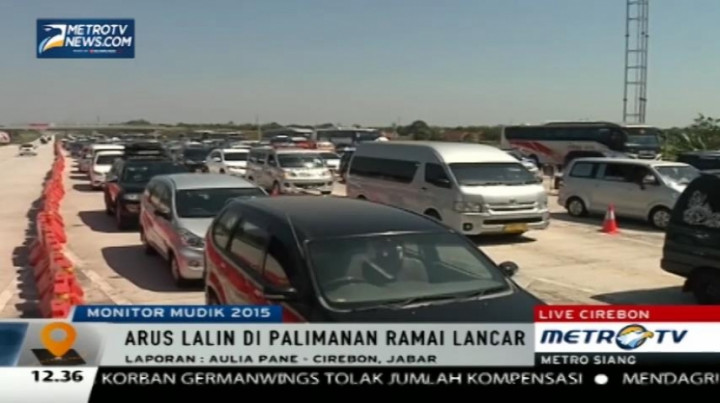 Arus Lalin di Gerbang Tol Palimanan Ramai Lancar