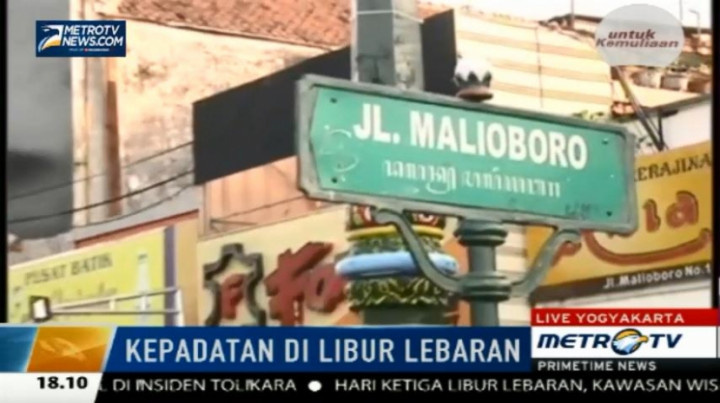 Situasi Libur Lebaran di Yogyakarta dan Solo