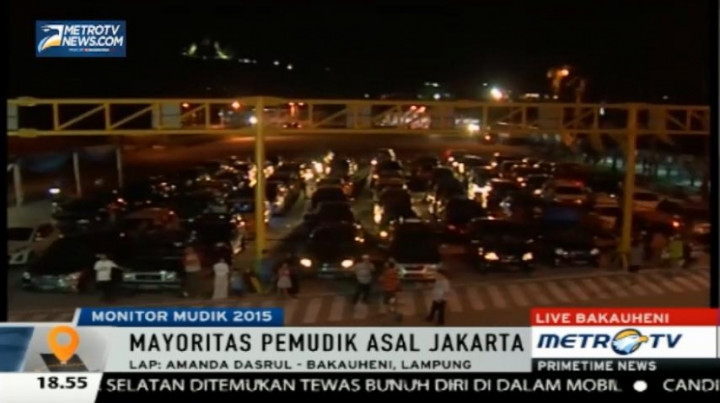 Arus Balik Jalur Laut di Bakauheni Mulai Ramai