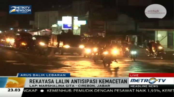 Arus Balik Lebaran, Volume Kendaraan di Cirebon Terus Meningkat