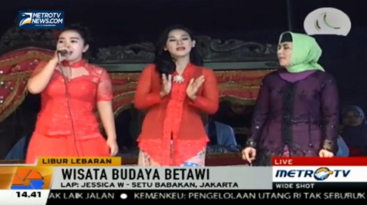 Kemeriahan Perayaan Lebaran di Perkampungan Budaya Betawi