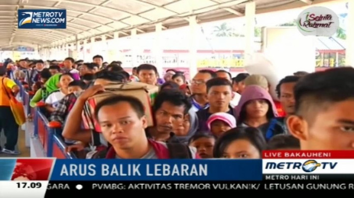 Arus Balik, Pelabuhan Bakauheni Mulai Diserbu Pemudik