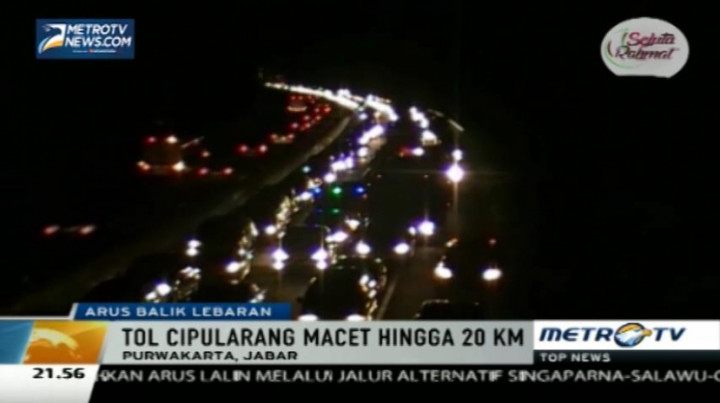 Jalan Tol Cipularang Macet Parah Hingga 20 Km