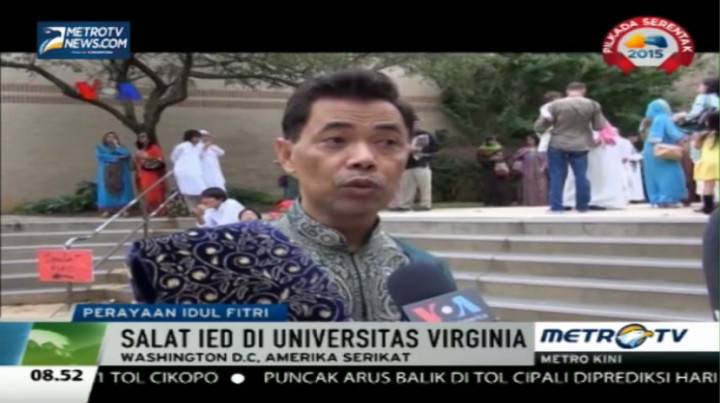 WNI di AS Berlebaran di Washington DC