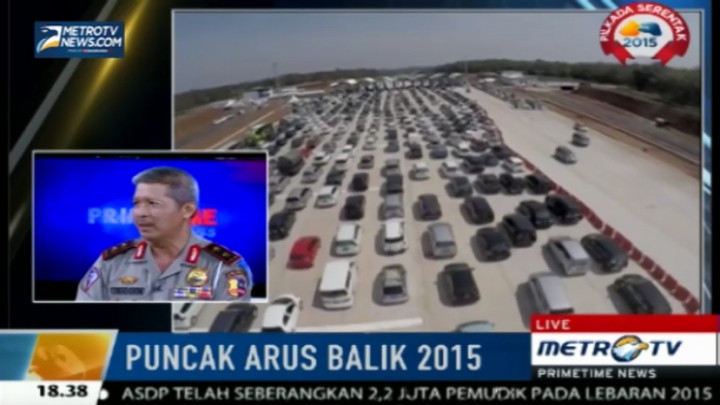 Malam Ini Puncak Arus Balik, Korlantas Siapkan Skenario Lalu Lintas