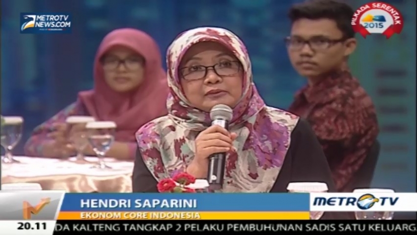 Hendri Saparini: Semua Sepakat Terjadi Perlambatan Ekonomi di Kuartal Pertama