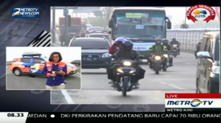 Arus Lalin di Pejagan Ramai Lancar