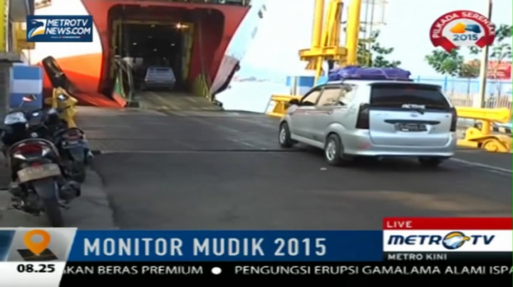 Arus Balik di Pelabuhan Merak Mulai Lengang