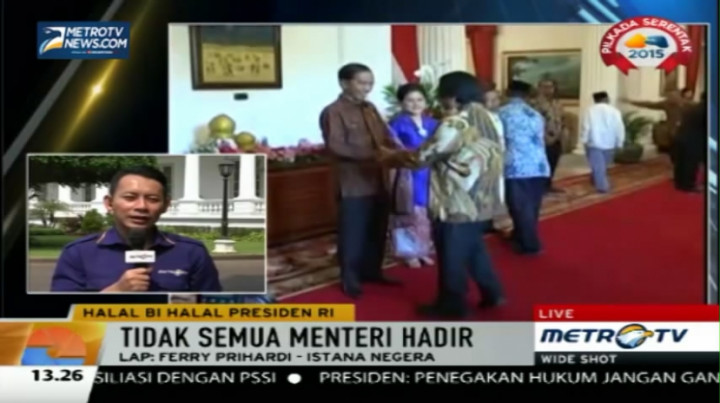 Jokowi Gelar Halal Bihalal di Istana Negara