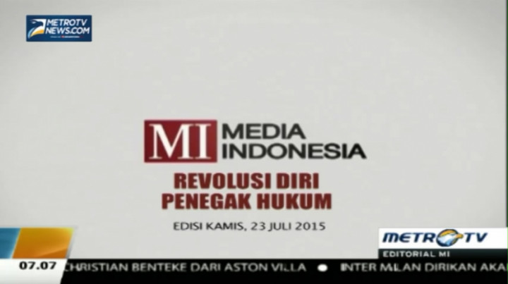 Revolusi Diri Penegak Hukum