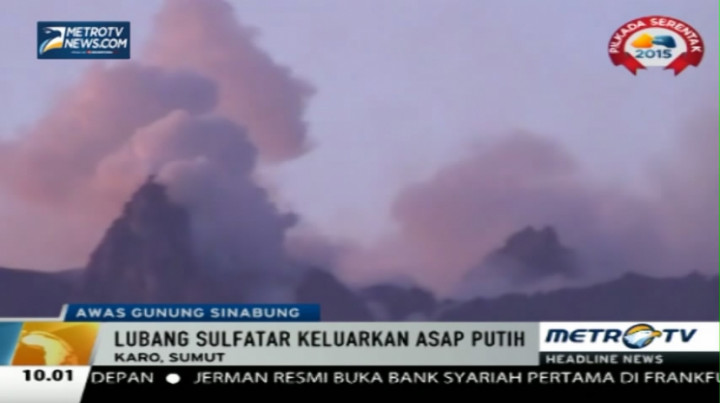 Aktivitas Kegempaan Gunung Sinabung Masih Fluktuatif 