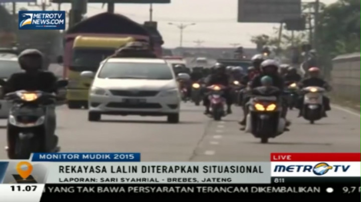 Arus Balik di Pejagan Ramai Lancar