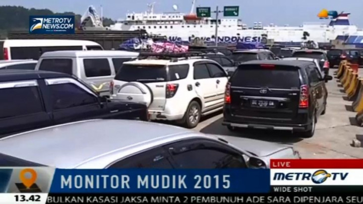 Baru 60 Persen Kendaraan Kembali dari Sumatera