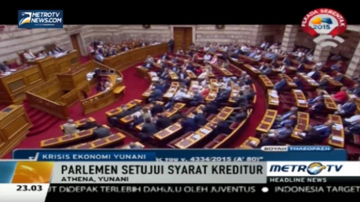 Parlemen Yunani Akhirnya Setujui Reformasi Baru