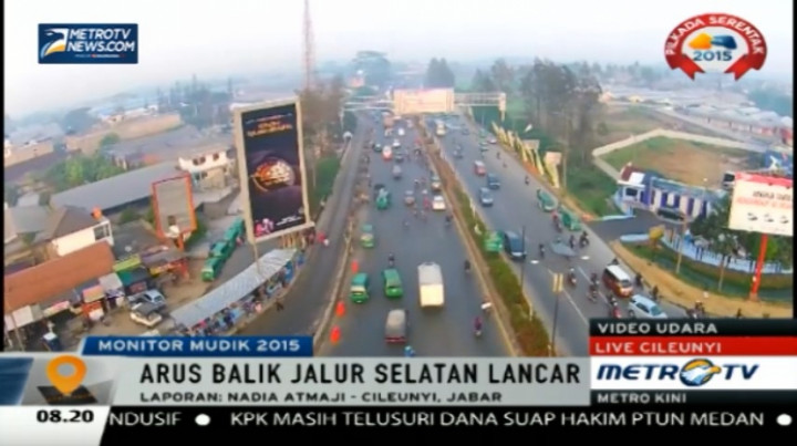 Arus Balik di Jalur Selatan Ramai Lancar