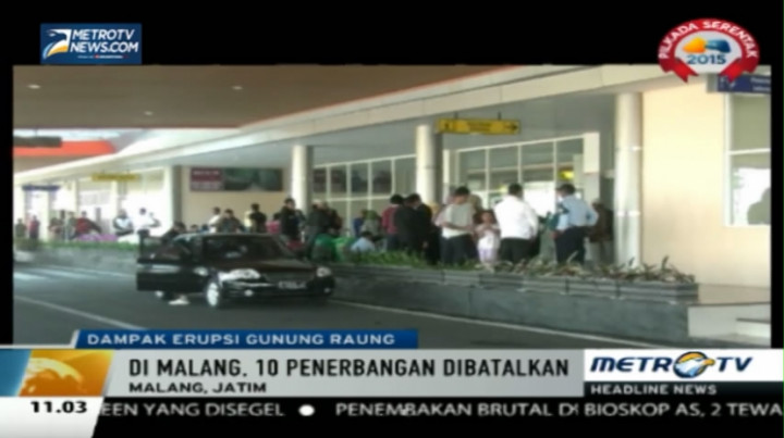 Sepuluh Jadwal Penerbangan dari dan ke Bandara Abdulrachman Saleh Dibatalkan