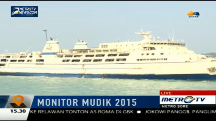 Cuaca Cerah, Aktivitas Penyeberangan di Bakauheni Normal