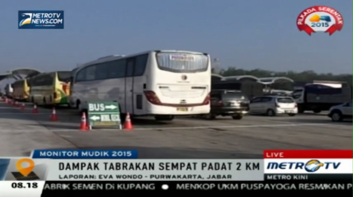 Arus Balik Tol Cipali Ramai Lancar