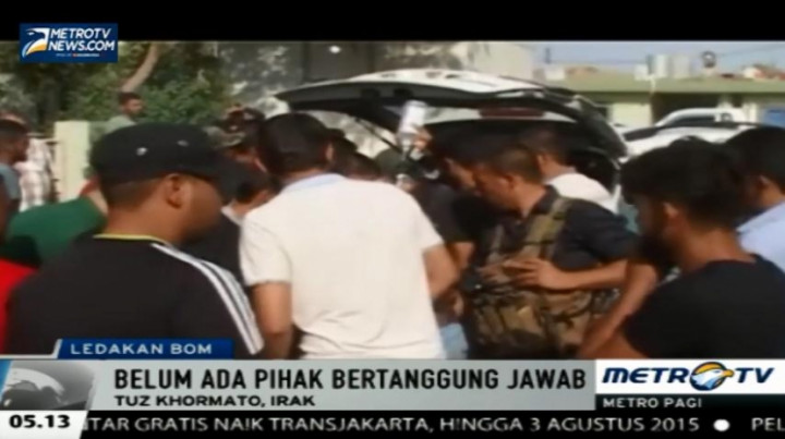 8 Tewas dan 44 Lainnya Terluka akibat Ledakan Bom di Irak Utara