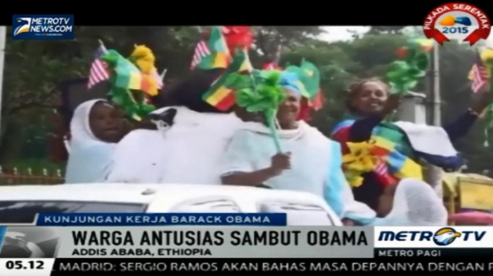 Obama Lakukan Kunjungan ke Ethiopia
