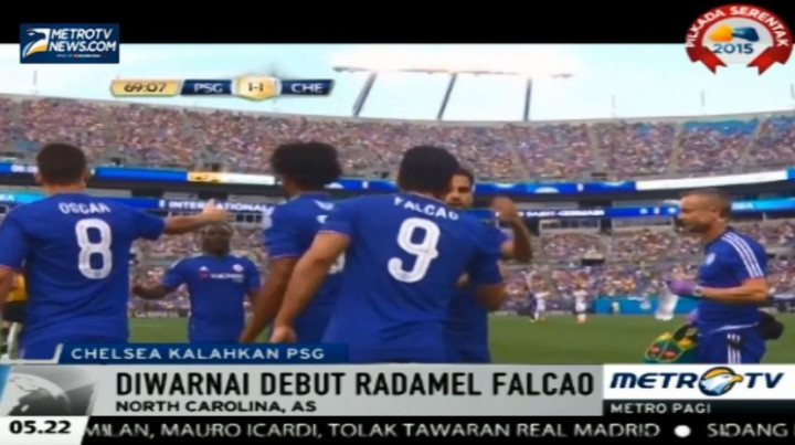 Falcao Awali Debut Manis Bersama Chelsea