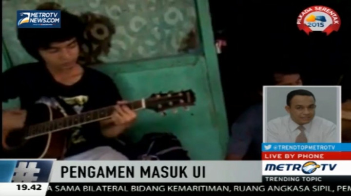 Luar Biasa, Pengamen Ini Diterima Masuk UI 