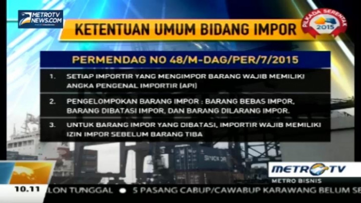 Permudah <i>Dwelling Time</i>, Kemendag Tetapkan Aturan Impor Baru