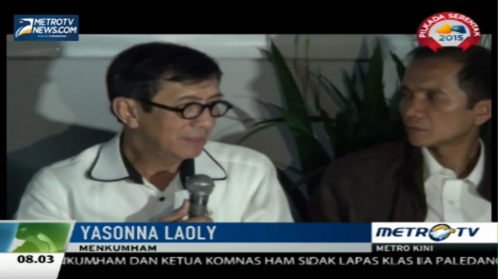 Menkumham Sidak Lapas Paledang Bogor