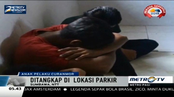 Empat Anak Pelaku Curanmor Ditangkap