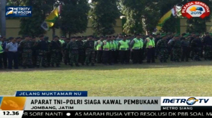TNI-Polri Kerahkan 3000 Lebih Personil untuk Amankan Pembukaan Muktamar NU Ke-33