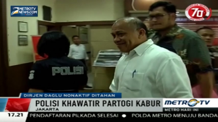Dikhawatirkan Kabur, Partogi Pangaribuan Ditahan 
