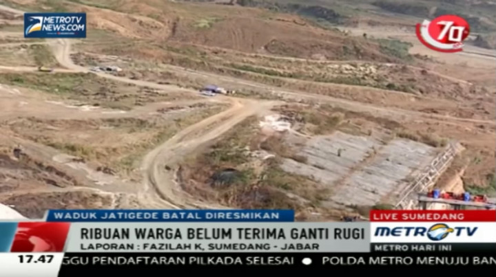 Ini Alasan Pengairan Waduk Jatigede Ditunda