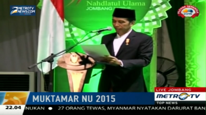  Jokowi: NU Telah Berikan Kontribusi Besar Bagi Indonesia