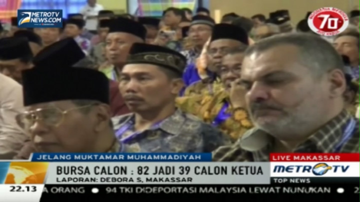  Sidang Tanwir Muhammadiyah Kerucutkan Balon Ketua