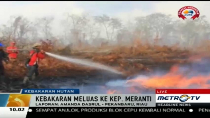 Asap Kebakaran Riau Dikhawatirkan Menyebar ke Negara Tetangga