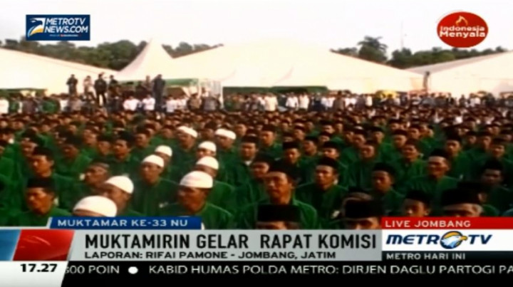 Muktamirin NU Gelar Rapat Komisi