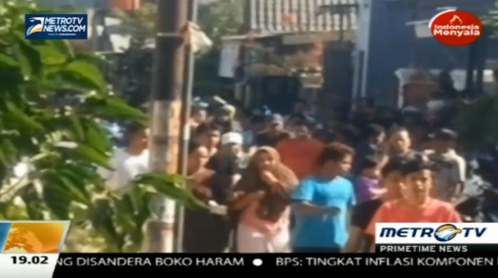  Dua Korban Tewas Ledakan di Makassar Dievakuasi 