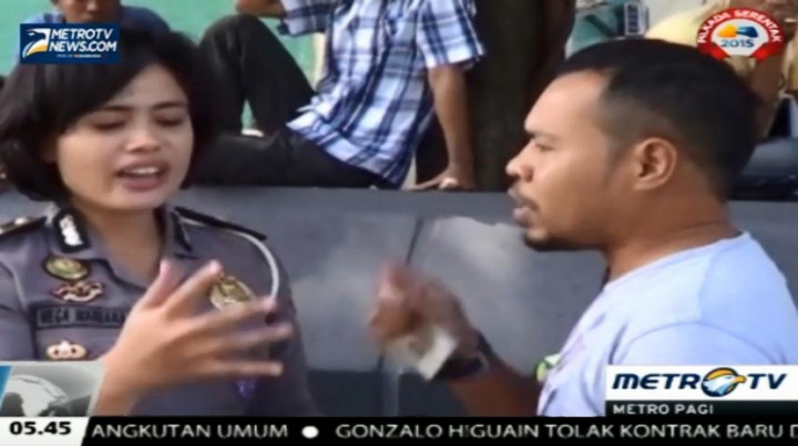 Razia Kendaraan Bermotor Diwarnai Ketegangan